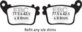 EBC-Brakes British Made Kevlar® Organic FA Series Brake Pads to fit Rear Right