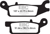 EBC-Brakes Carbon TT Pads for Enduro/MX Bikes to fit Front Left