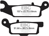 EBC-Brakes Carbon TT Pads for Enduro/MX Bikes to fit Front Right