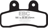 EBC-Brakes British Made Kevlar® Organic FA Series Brake Pads to fit Front Left