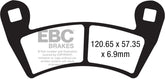 EBC-Brakes Carbon TT Pads for Enduro/MX Bikes to fit Front Left