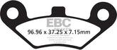 EBC-Brakes Carbon TT Pads for Enduro/MX Bikes to fit Front Left