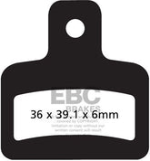 EBC-Brakes British Made Kevlar® Organic FA Series Brake Pads to fit Rear Right