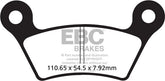 EBC-Brakes British Made Kevlar® Organic FA Series Brake Pads to fit Rear Left