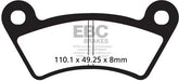 EBC-Brakes Carbon TT Pads for Enduro/MX Bikes to fit Front Left