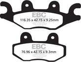 EBC-Brakes Carbon TT Pads for Enduro/MX Bikes to fit Front Left
