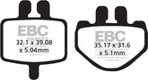 EBC-Brakes Carbon TT Pads for Enduro/MX Bikes to fit Rear Left