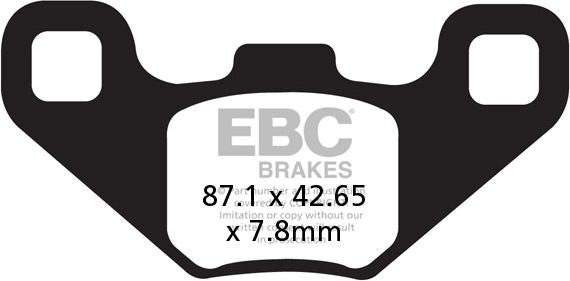 EBC-Brakes R Series Heavy Duty Sintered Brake Pads to fit Front Left