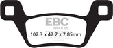 EBC-Brakes Carbon TT Pads for Enduro/MX Bikes to fit Front Left