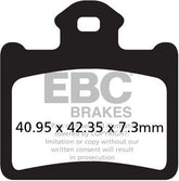 EBC-Brakes Carbon TT Pads for Enduro/MX Bikes to fit Rear Right