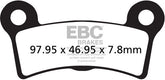 EBC-Brakes British Made Semi-Sintered V-Pads to fit Rear Left