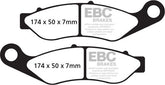 EBC-Brakes British Made Semi-Sintered V-Pads to fit Front Left
