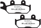 EBC-Brakes Carbon TT Pads for Enduro/MX Bikes to fit Front Right