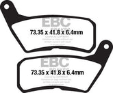 EBC-Brakes British Made Kevlar® Organic FA Series Brake Pads to fit Front Left