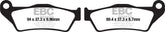 EBC-Brakes British Made Kevlar® Organic FA Series Brake Pads to fit Rear Left