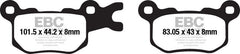 EBC-Brakes Carbon TT Pads for Enduro/MX Bikes to fit Rear Left