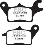EBC-Brakes British Made Kevlar® Organic FA Series Brake Pads to fit Front Right