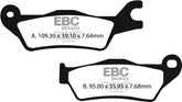 EBC-Brakes British Made Kevlar® Organic FA Series Brake Pads to fit Front Right
