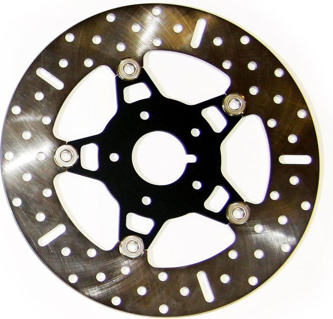 EBC-Brakes FSD Custom Touring Brake Discs - Black Chromed Centre Hub to fit Front Left