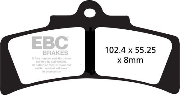 EBC-Brakes GFA Sintered Race Brake Pads to fit Front Left