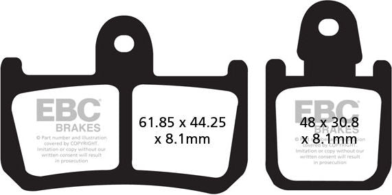 EBC-Brakes GPFAX Sintered Road Brake Pads to fit Front Left