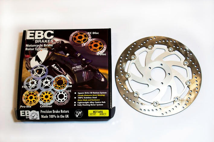 EBC-Brakes Motorcycle Brake Disc to fit Front Right