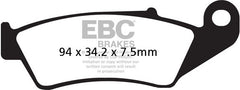 EBC-Brakes MXS Off Road Race Sintered Pads to fit Front Left