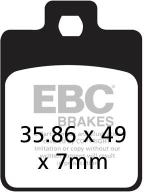 EBC-Brakes SFAHH Sintered Scooter Series Pads to fit Front Left
