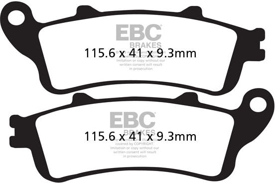 EBC-Brakes SFAHH Sintered Scooter Series Pads to fit Front Left