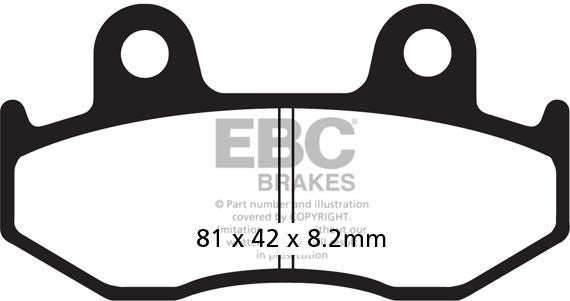 EBC-Brakes SFAHH Sintered Scooter Series Pads to fit Rear Left