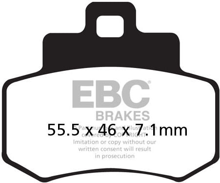 EBC-Brakes SFAHH Sintered Scooter Series Pads to fit Rear Right