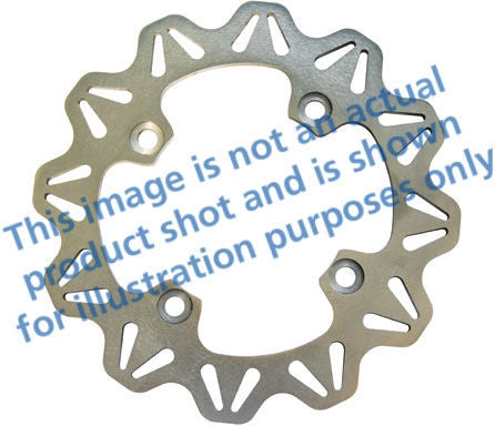 EBC-Brakes Rear Vee Rotor stainless to fit Rear Left