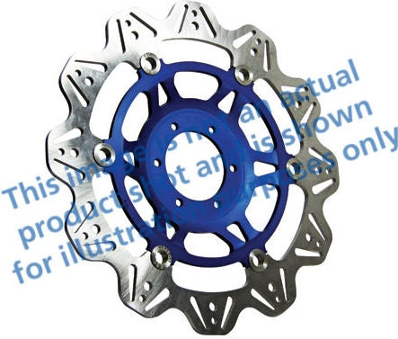 EBC-Brakes Vee-Series Sport Bike Disc (Blue Hub) to fit Front Left