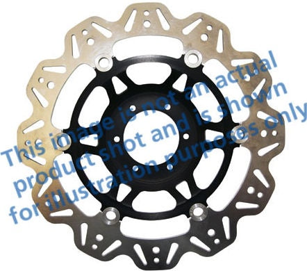 EBC-Brakes Vee-Series Sport Bike Disc (Black Hub) to fit Front Left