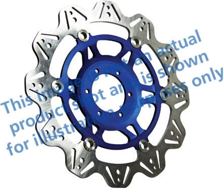 EBC-Brakes Vee-Series Sport Bike Disc (Blue Hub) to fit Front Left