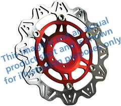 EBC-Brakes Vee-Series Sport Bike Disc (Red Hub) to fit Front Left