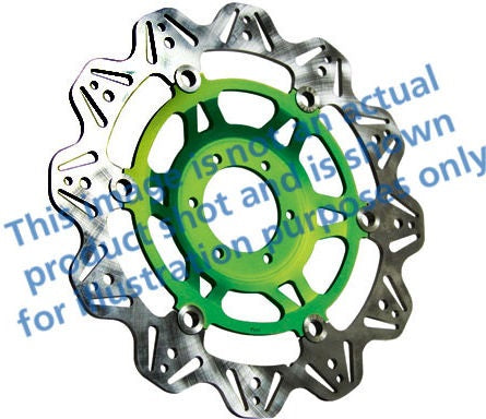 EBC-Brakes Vee-Series Sport Bike Disc (Green Hub) to fit Front Left