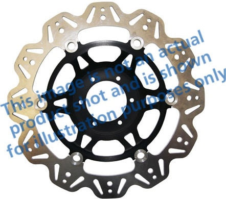 EBC-Brakes Vee-Series Sport Bike Disc (Black Hub) to fit Front Right