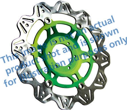 EBC-Brakes Vee-Series Sport Bike Disc (Green Hub) to fit Front Right