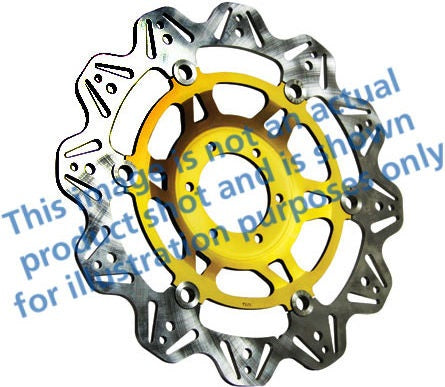 EBC-Brakes Vee-Series Sport Bike Disc (Gold Hub) to fit Front Left