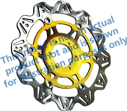 EBC-Brakes Vee-Series Sport Bike Disc (Gold Hub) to fit Front Left