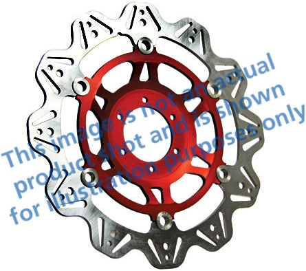 EBC-Brakes Vee-Series Sport Bike Disc (Red Hub) to fit Front Left