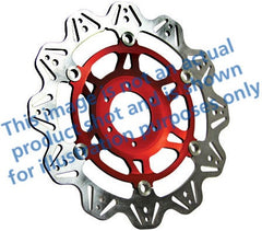 EBC-Brakes Vee-Series Sport Bike Disc (Red Hub) to fit Front Left