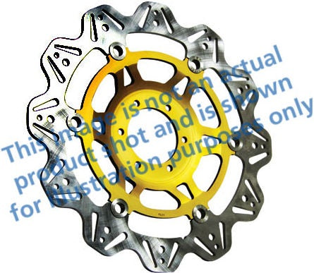 EBC-Brakes Vee-Series Sport Bike Disc (Gold Hub) to fit Front Left
