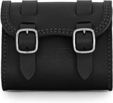 Ends Cuoio Small Oval-Leather Toolbag, Black For Harley-Davidson And Custom Bikes (S.Ov.N) | S.OV.N