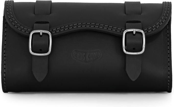 Ends Cuoio Tool Bags Big Oval, Tool Bag, Leather Color: Black, Left | b-ov-n