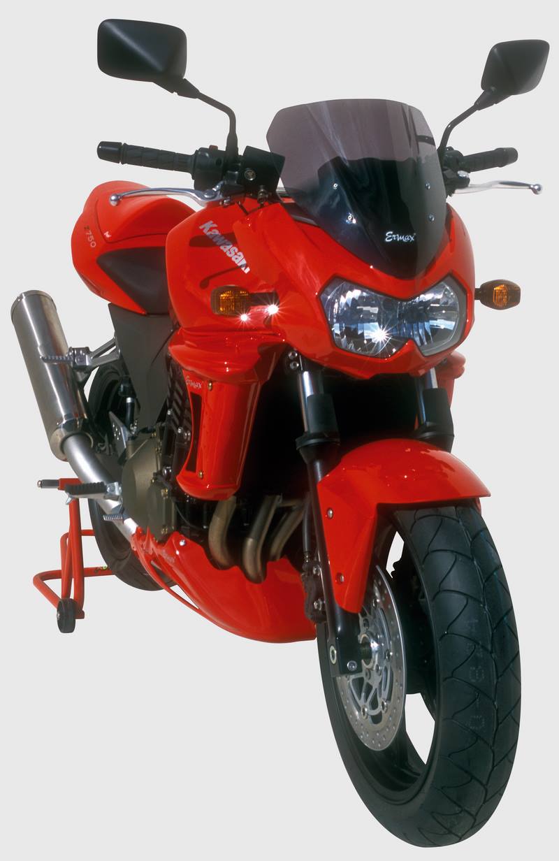 Ermax high protection screen 31 cm ermax for Z 750 2004/2006 (+ kit fix ) sky blue | 010300055