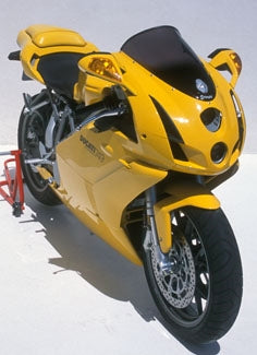 Ermax high protection windshield ermax for 749/999 r / s (+ kit fix ) 2003/2006 clear | 010701015