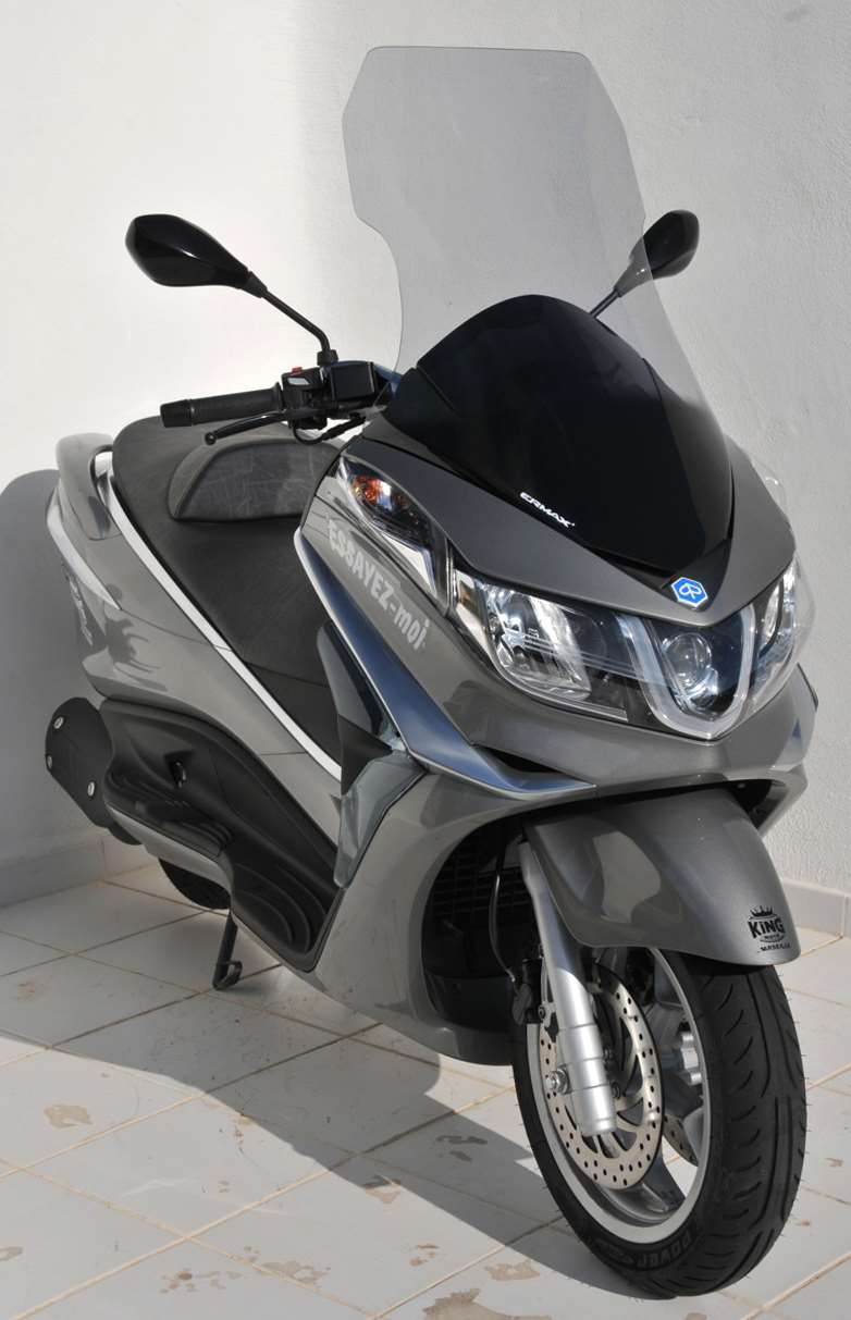 Ermax scooter windshield ermax high protection (81 cm ) for X10 125 ie / 350 ie / 500 executive and sport 2012/2017 clear | 015301014