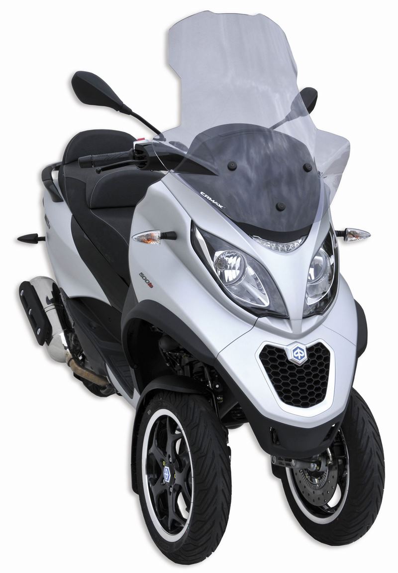 Ermax high protection windshield (70cm+prot.mains Modèle Touring-Sport-Business ) ermax for MP3 125/300/500 2011-2018 clear | 015301P13